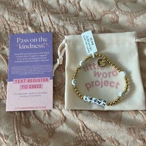 Little Words Project Bracelet (brand new)
